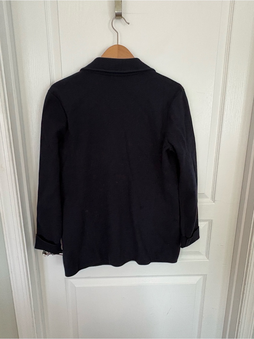Ralph Lauren Navy Knit Blazer with Gold Buttons - Picture 6 of 9